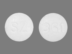 Imprint SZ 361 - repaglinide 0.5 mg