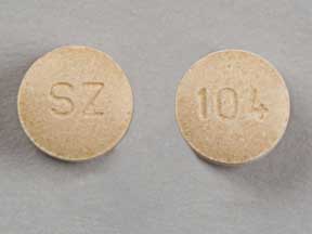 Imprint SZ 104 - cetirizine 5 mg