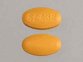 Imprint SZ 438 - cefpodoxime 100 mg