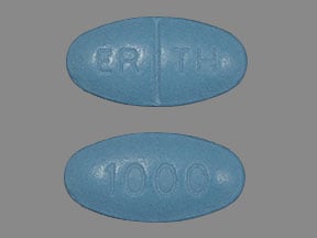 Imprint ERTH 1000 - methenamine 1 gram