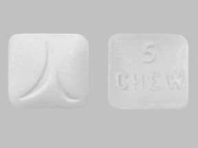 Image 1 - Imprint 5 CHEW LOGO - Methylin 5 mg