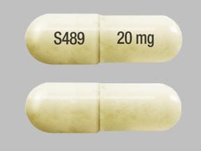 Imprint S489 20 mg - Vyvanse 20 mg