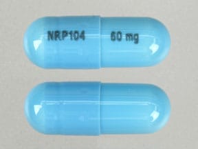 Image 1 - Imprint NRP104 60 mg - Vyvanse 60 mg