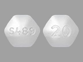 Imprint S489 20 - Vyvanse 20 mg