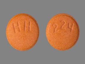 Pill Finder: HH 224 Orange Round 