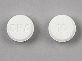 Image 1 - Imprint ORA 10 - Orapred ODT 10 mg