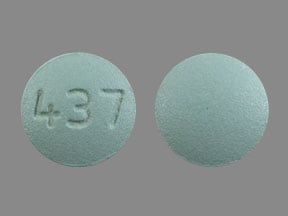 Imprint 437 - naratriptan 2.5 mg