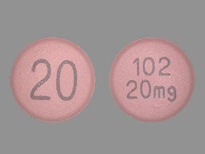 Image 1 - Imprint 102 20 mg 20 - Lonsurf tipiracil hydrochloride 8.19 mg (base) / trifluridine 20 mg