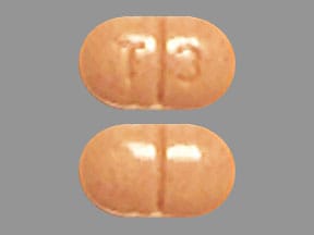 Imprint T3 - enalapril/hydrochlorothiazide 10 mg / 25 mg