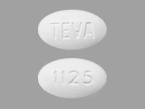 Image 1 - Imprint TEVA 1125 - abiraterone 250 mg