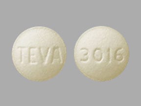 Imprint TEVA 3016 - tadalafil 2.5 mg