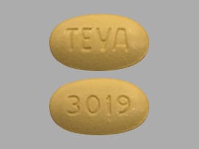 Image 1 - Imprint TEVA 3019 - tadalafil 20 mg