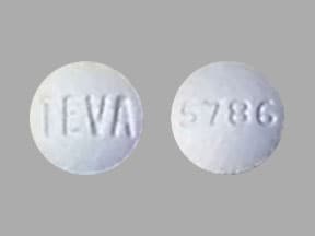 Imprint TEVA 5786 - entecavir 0.5 mg