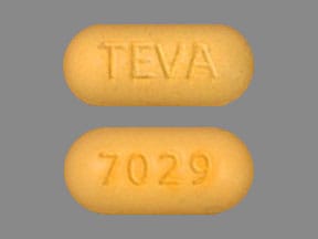 Imprint TEVA 7029 - amlodipine/olmesartan 10 mg / 20 mg