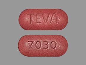 Imprint TEVA 7030 - amlodipine/olmesartan 10 mg / 40 mg