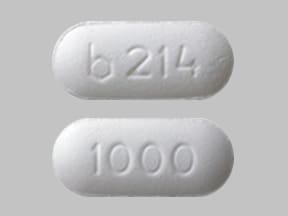 Image 1 - Imprint b 214 1000 - niacin 1000 mg