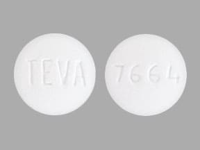 Imprint TEVA 7664 - erlotinib 150 mg