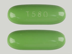 Image 1 - Imprint T580 - Zatean-PN DHA Prenatal Multivitamins with Folic Acid 1 mg