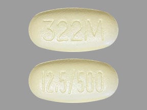 Imprint 12.5/500 322M - Kazano 12.5 mg / 500 mg