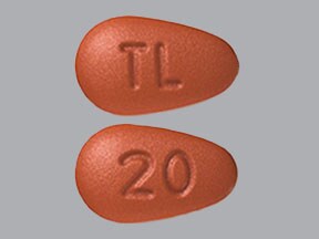 Imprint TL 20 - Trintellix 20 mg