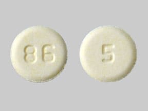 Image 1 - Imprint 86 5 - olanzapine 5 mg