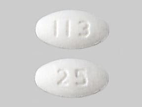 Image 1 - Imprint 25 113 - losartan 25 mg