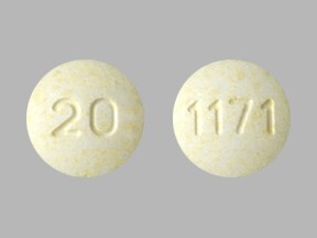 Image 1 - Imprint 20 1171 - olanzapine 20 mg
