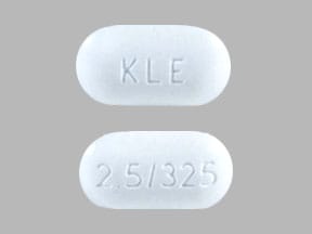 KLE 2.5/325 - Acetaminophen and Hydrocodone Bitartrate