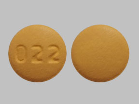 Image 1 - Imprint 022 - cyclobenzaprine 10 mg