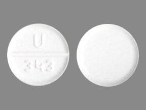 Image 1 - Imprint U 343 - baclofen 10 mg