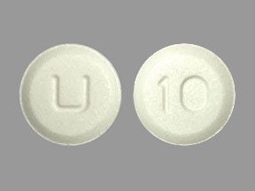 Image 1 - Imprint U 10 - amlodipine 10 mg