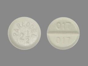 Imprint PARLODEL 2 1/2 017 017 - bromocriptine 2.5 mg