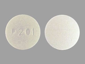 Imprint P201 - aspirin/butalbital/caffeine 325 mg / 50 mg / 40 mg