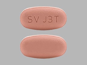 Imprint SV J3T - Juluca dolutegravir 50 mg / rilpivirine 25 mg