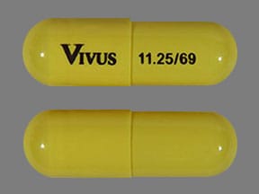 Imprint VIVUS 11.25/69 - Qsymia phentermine hydrochloride 11.25 mg (base) / topiramate extended-release 69 mg