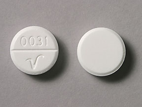 Pill Finder: 0031V White Round - Medicine.com
