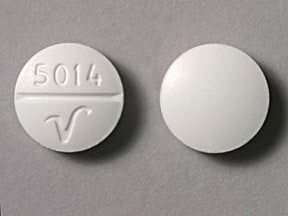 Image 1 - Imprint 5014 V - phenobarbital 97.2 mg