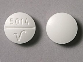 Imprint 5014 V - phenobarbital 97.2 mg