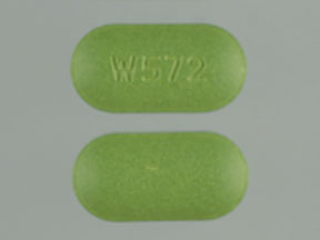 Image 1 - Imprint W572 - risperidone 4 mg