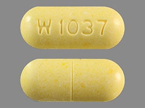 Imprint W 1037 - methenamine 1 gram