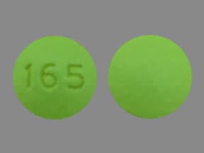 Imprint 165 - ferrous gluconate 324 mg