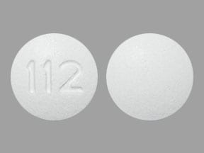 Image 1 - Imprint 112 - Phenohytro atropine sulfate 0.0194 mg / hyoscyamine sulfate 0.1037 mg / phenobarbital 16.2 mg / scopolamine hydrobromide 0.0065 mg