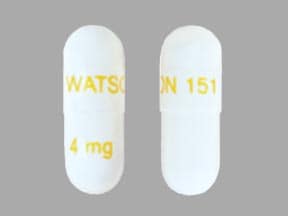 Imprint WATSON 151 4 mg - Rapaflo 4 mg