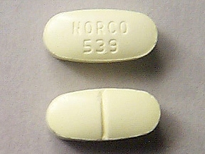 Imprint NORCO 539 - Norco 325 mg / 10 mg