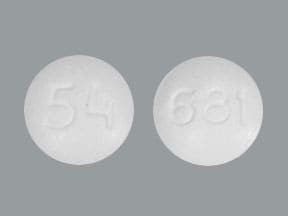 Imprint 54 681 - methamphetamine 5 mg