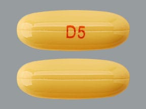Imprint D5 - dutasteride 0.5 mg