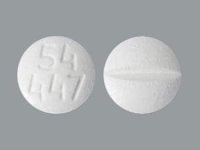 Image 1 - Imprint 54 447 - ethacrynic acid 25 mg