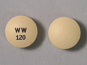 Imprint WW 120 - caffeine/ergotamine 1 mg / 100 mg