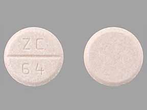 Imprint ZC 64 - venlafaxine 25 mg