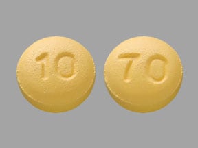 Imprint 10 70 - vardenafil 10 mg
